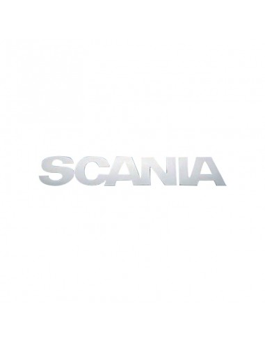 Letrero Cromado Scania S4 (por Unidad) (cod.viejo 119.03)