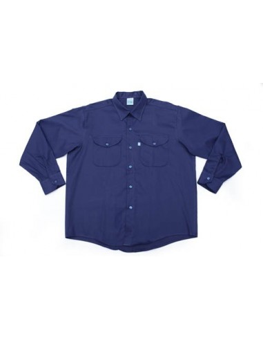 Camisa Ombu Talle 50 Azul Oscuro (talle Especial)