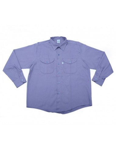 Camisa Ombu Talle 52 Azulino (talle Especial)