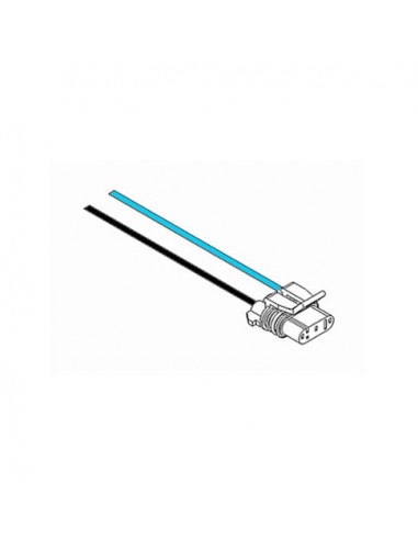 Conector Electronico De 3 Vias, Unipolar Con 2 Cables (cel-neg)