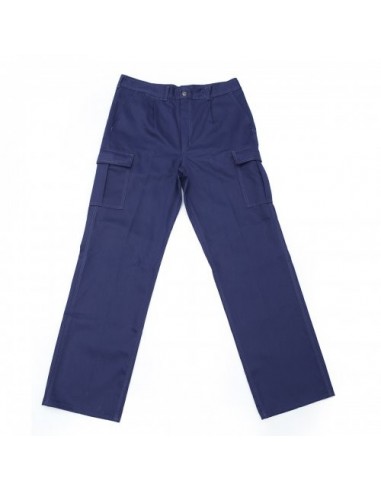 Pantalon Ombu Cargo Azul Marino Talle 36 C/bolsillo